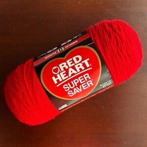 1 skein of yarn - Cherry Red
